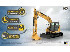 315 Hydraulic Excavator Customer Benefits