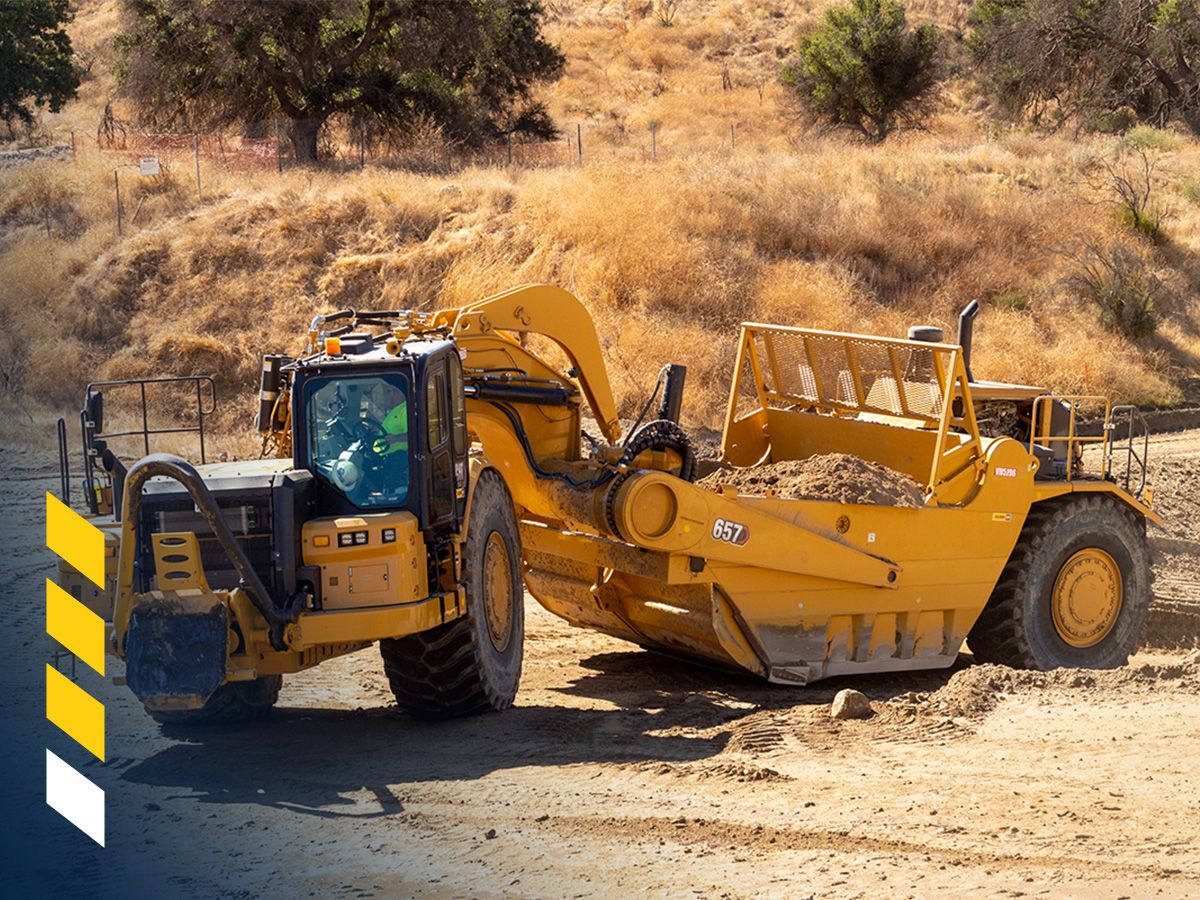 Cat Grade Control for Wheel Tractor-Scrapers