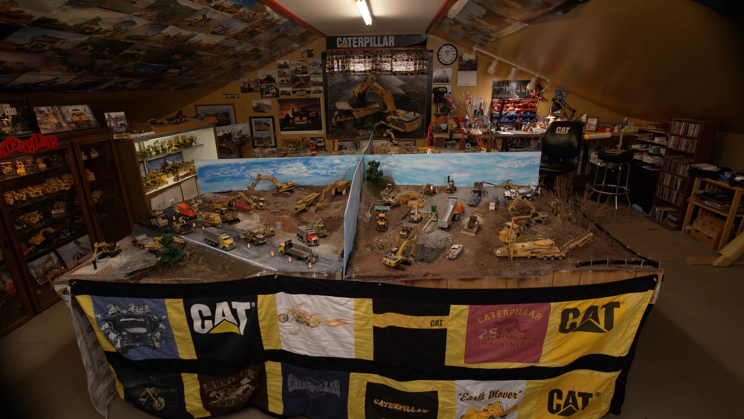 Kevin Skinner's impressive Cat model and memorabilia collection