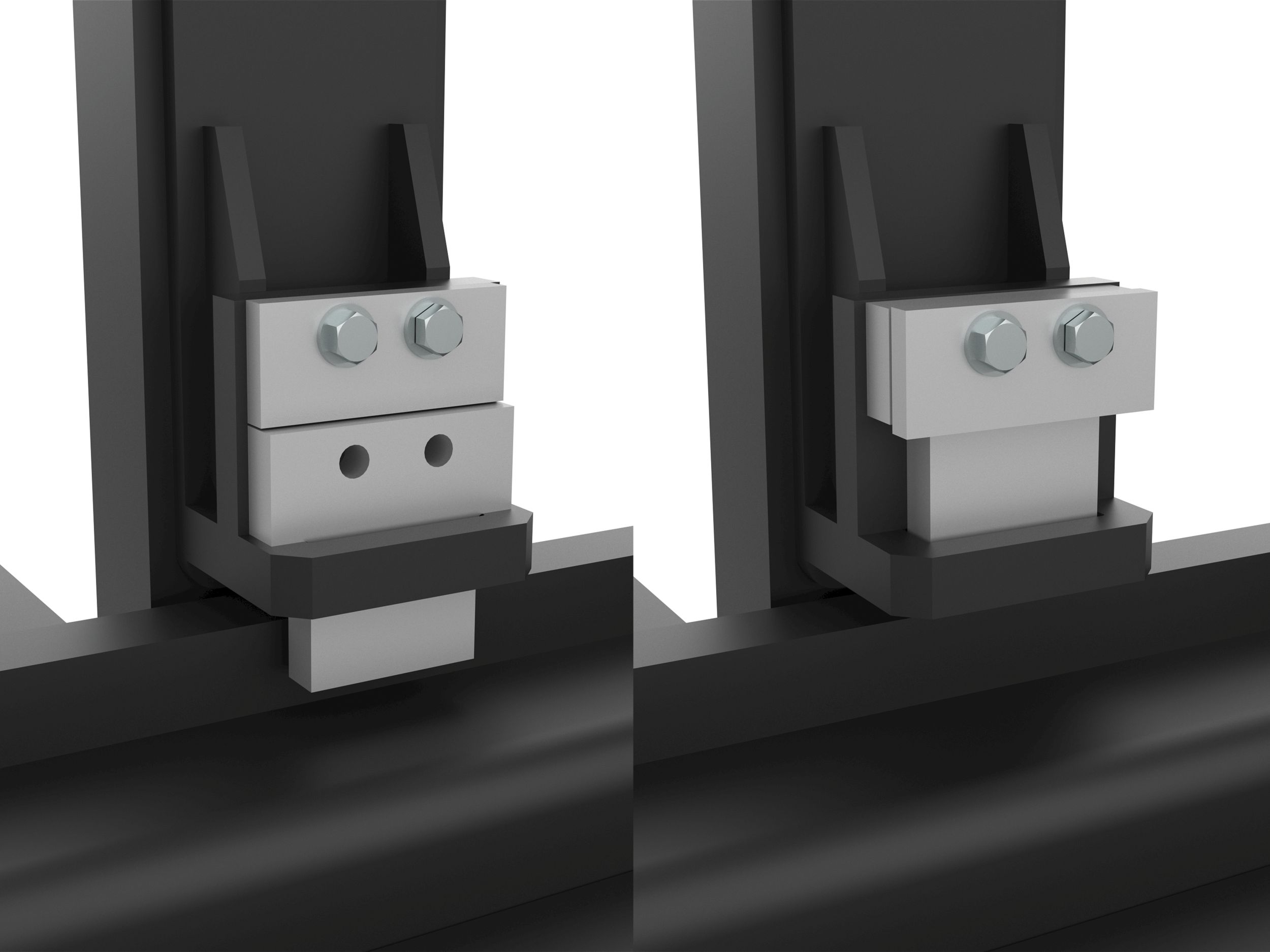 Capacité des fourches orientables