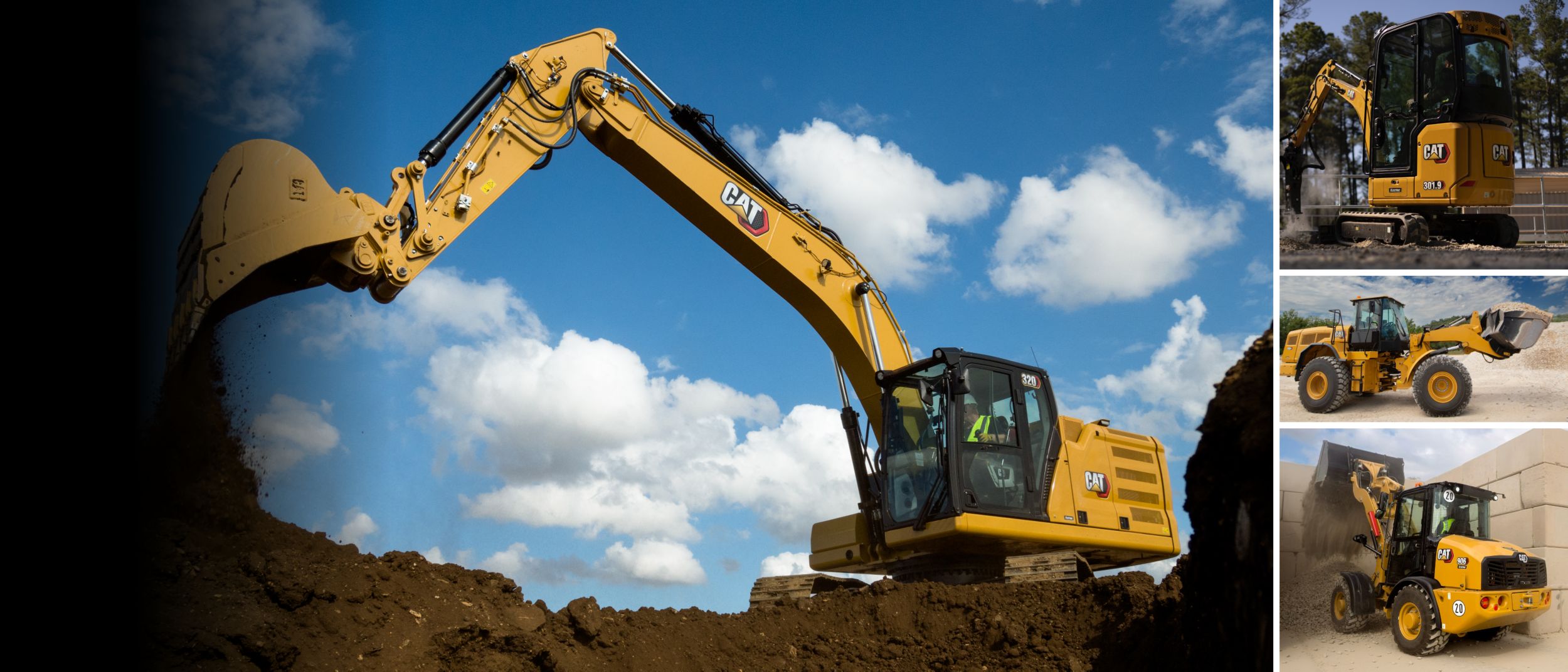 cat excavator wallpaper