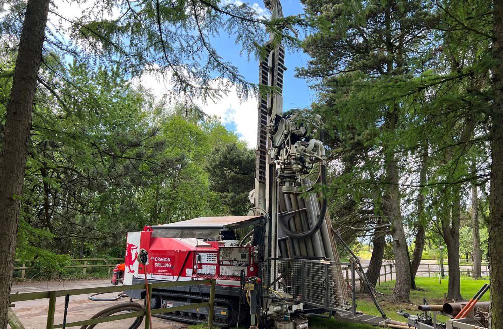 Geotec drilling rig