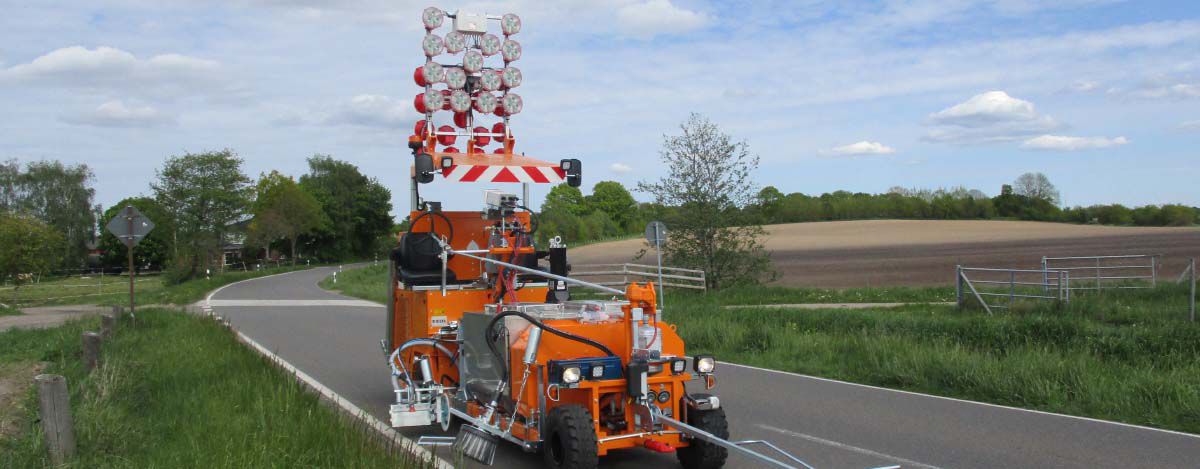 Winter Markiertechnik road marker