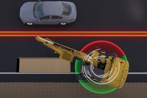 Cat 2D E-fence for Excavators