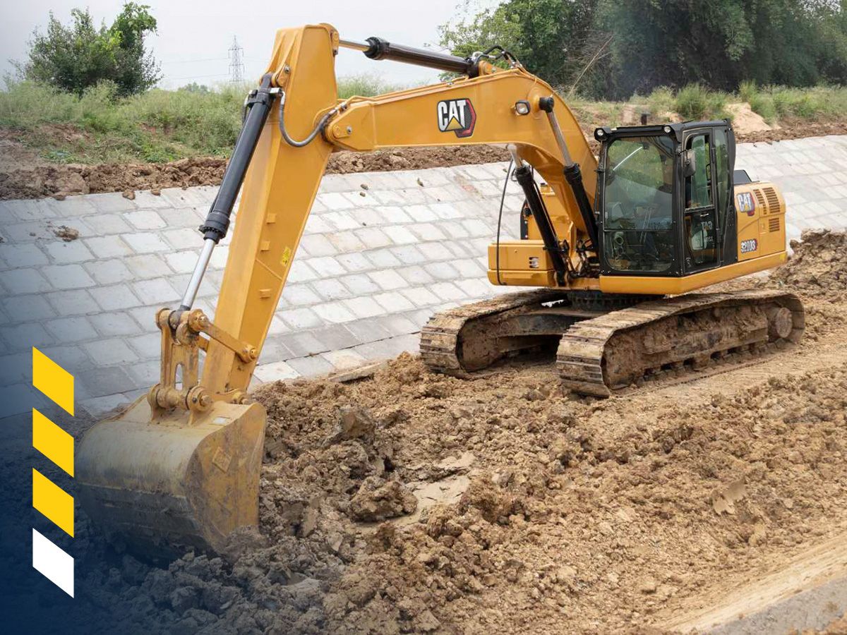 Cat 2D E-fence for Excavators