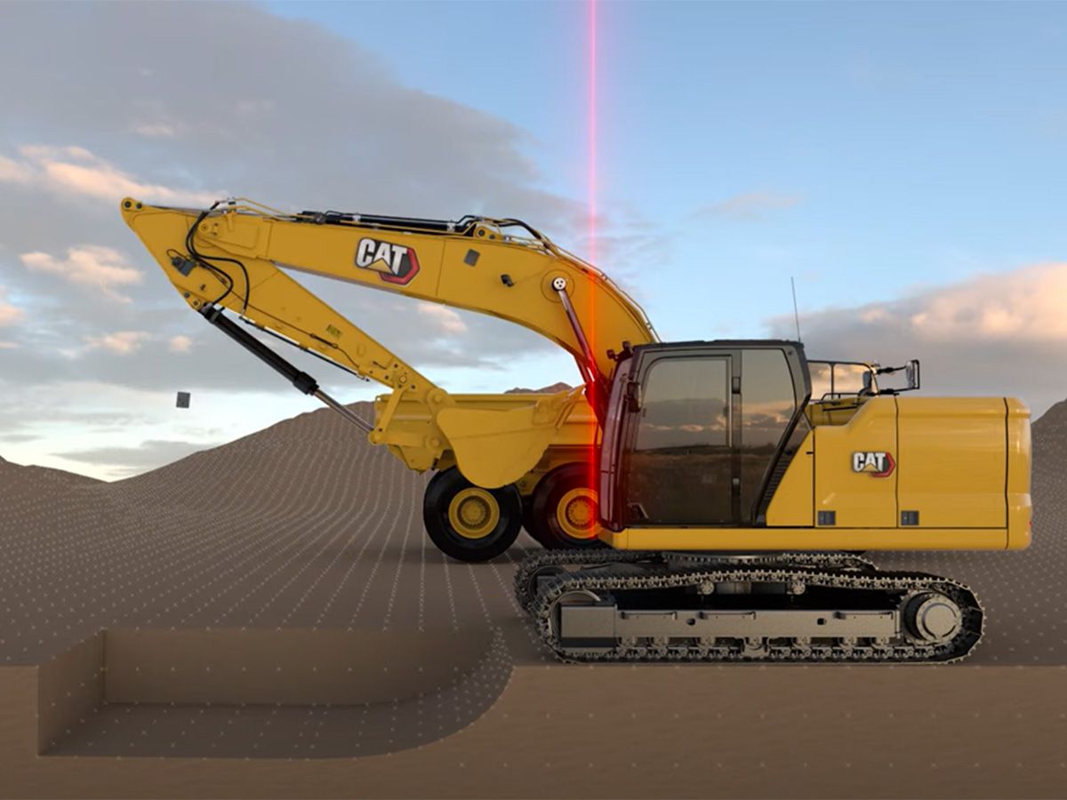 Cab Avoidance - Cat 2D E-Fence for Excavators