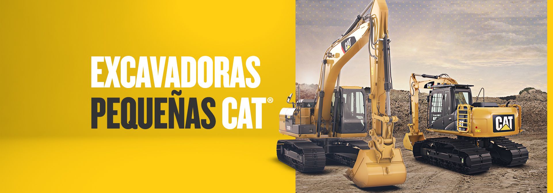 Excavadoras pequeñas Cat®