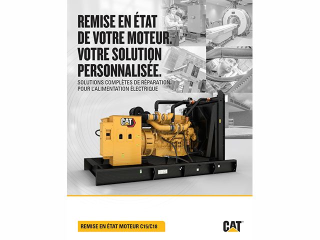 Solutions de réparation en kit pour C15/C18 