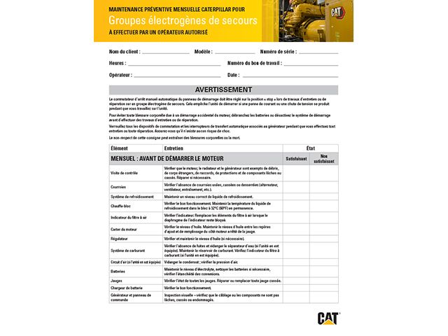 Maintenance préventive