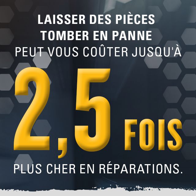 2,5 fois plus cher en réparations