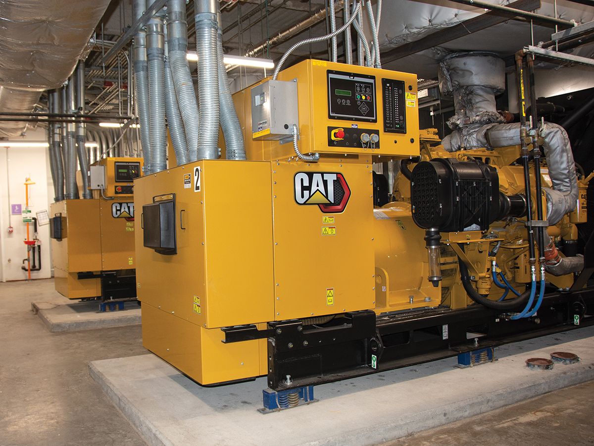 Diesel generators at Children's Hospital New Orleans