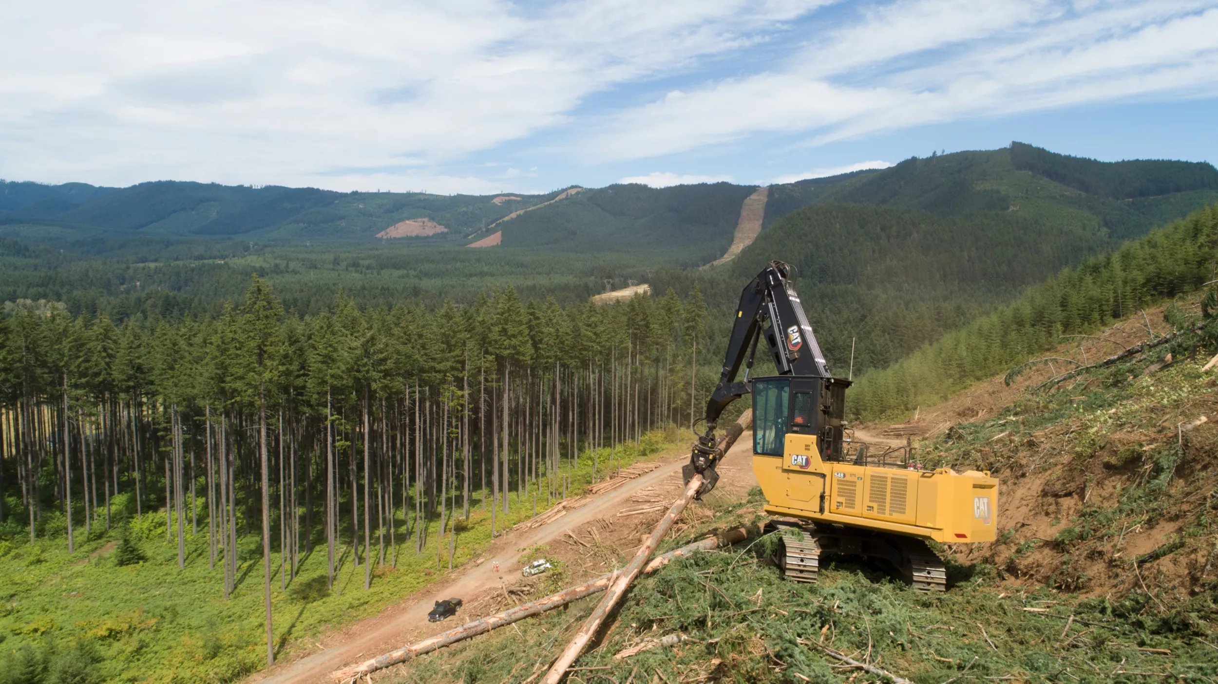 FM548 General Forestry and Log Loader Machine