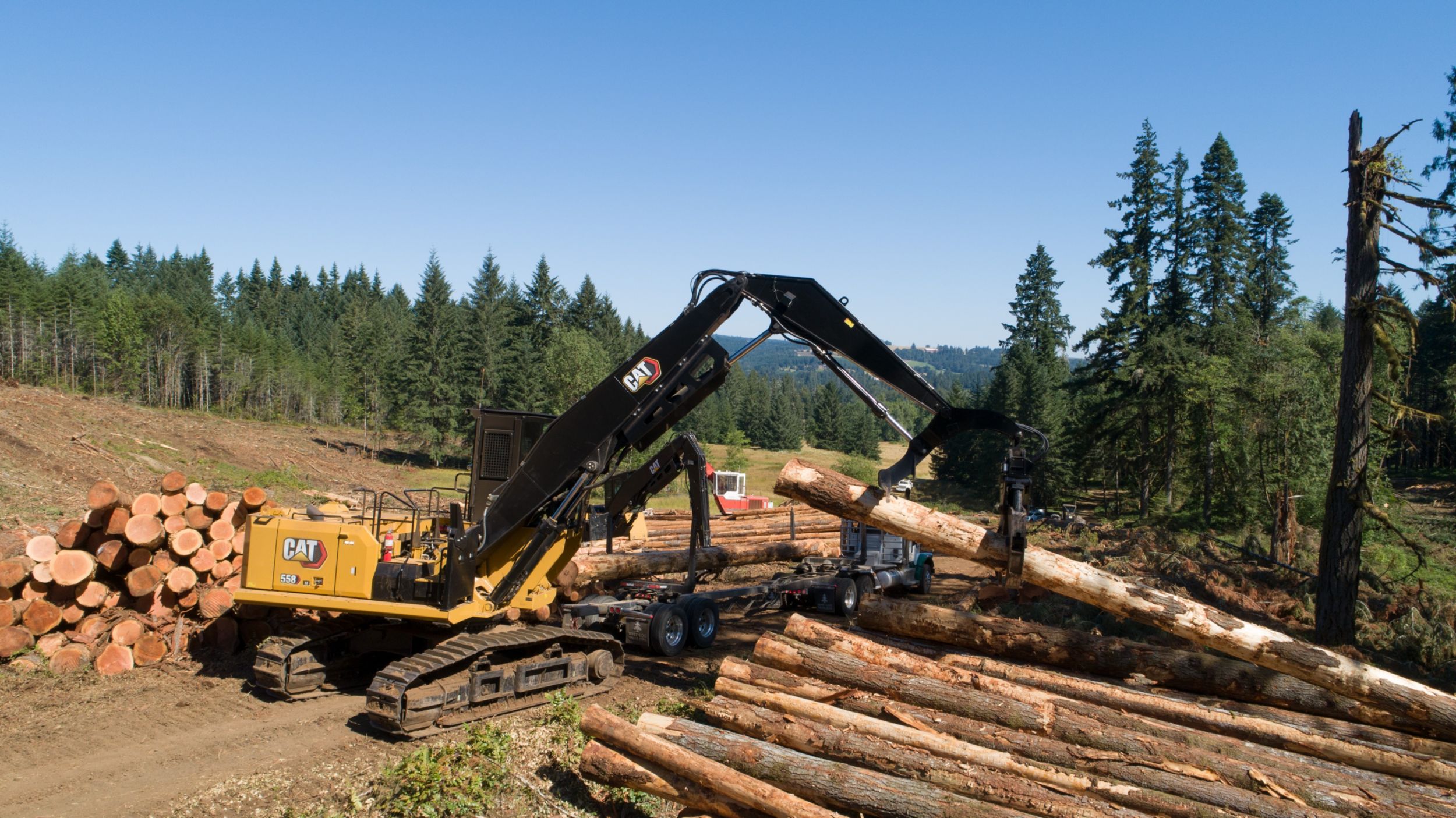 FM558 General Forestry and Log Loader Machine>