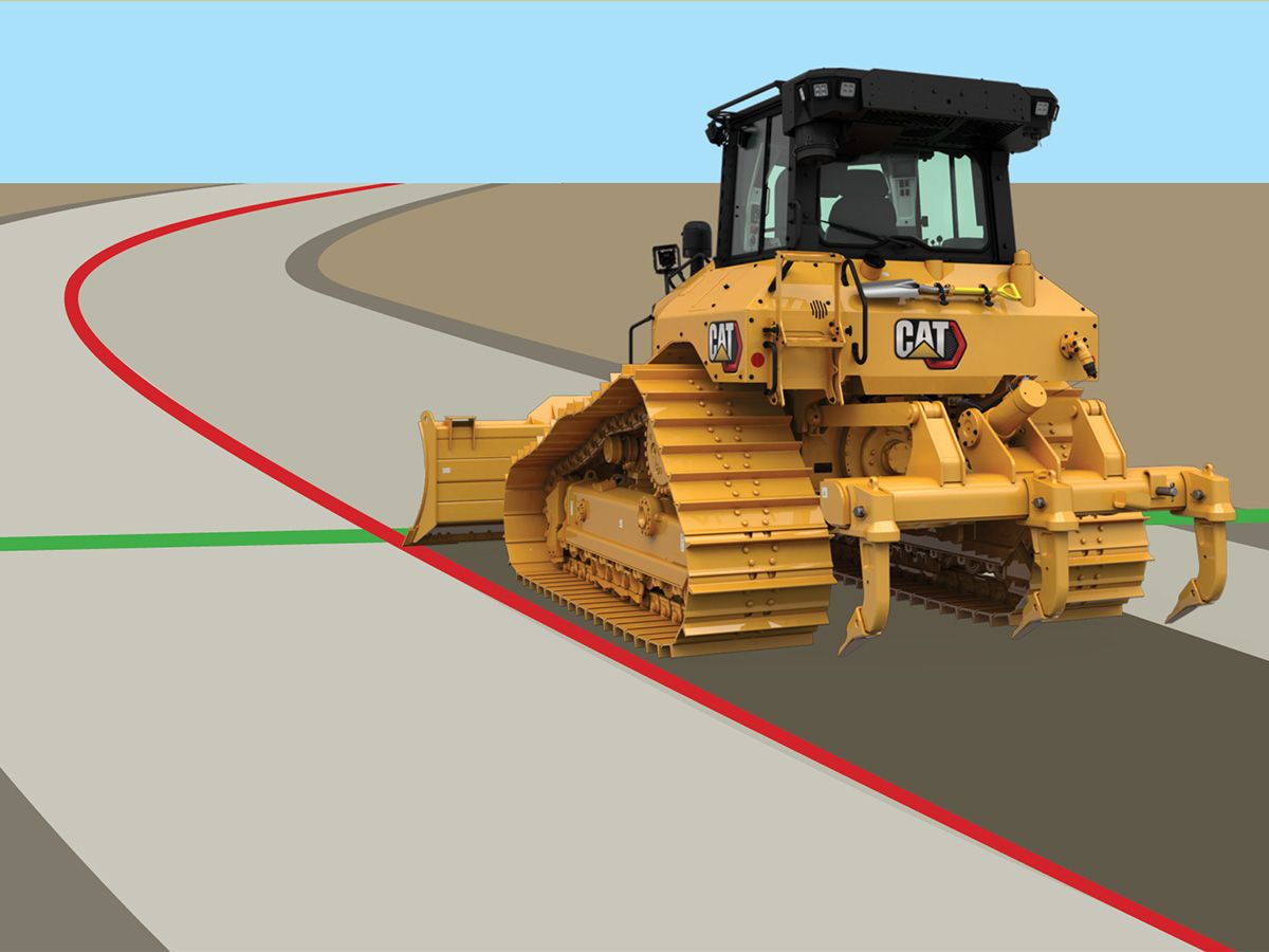 Steer Assist 3D grade line