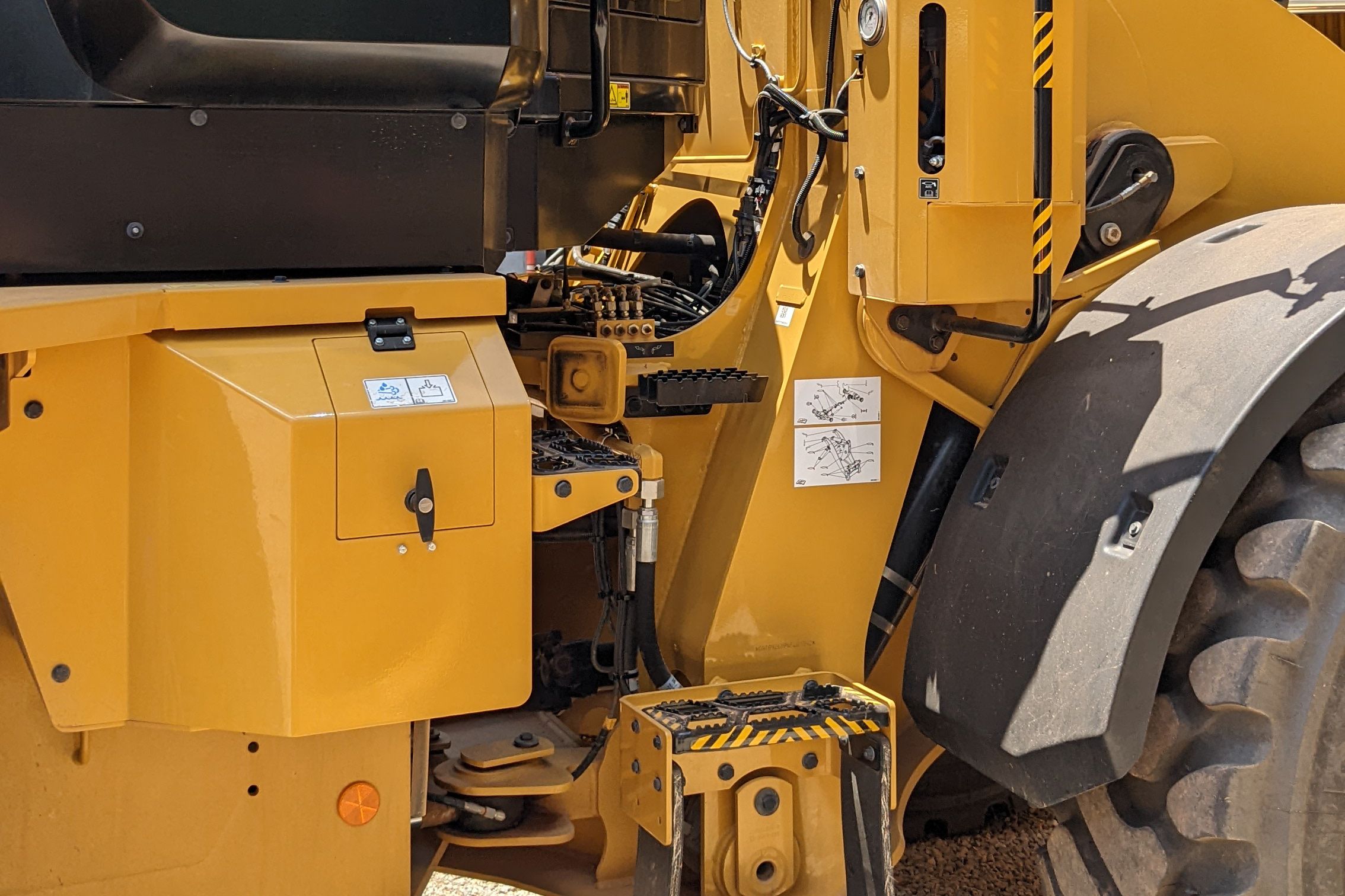 High Visibility Decals for Small Wheel Loaders