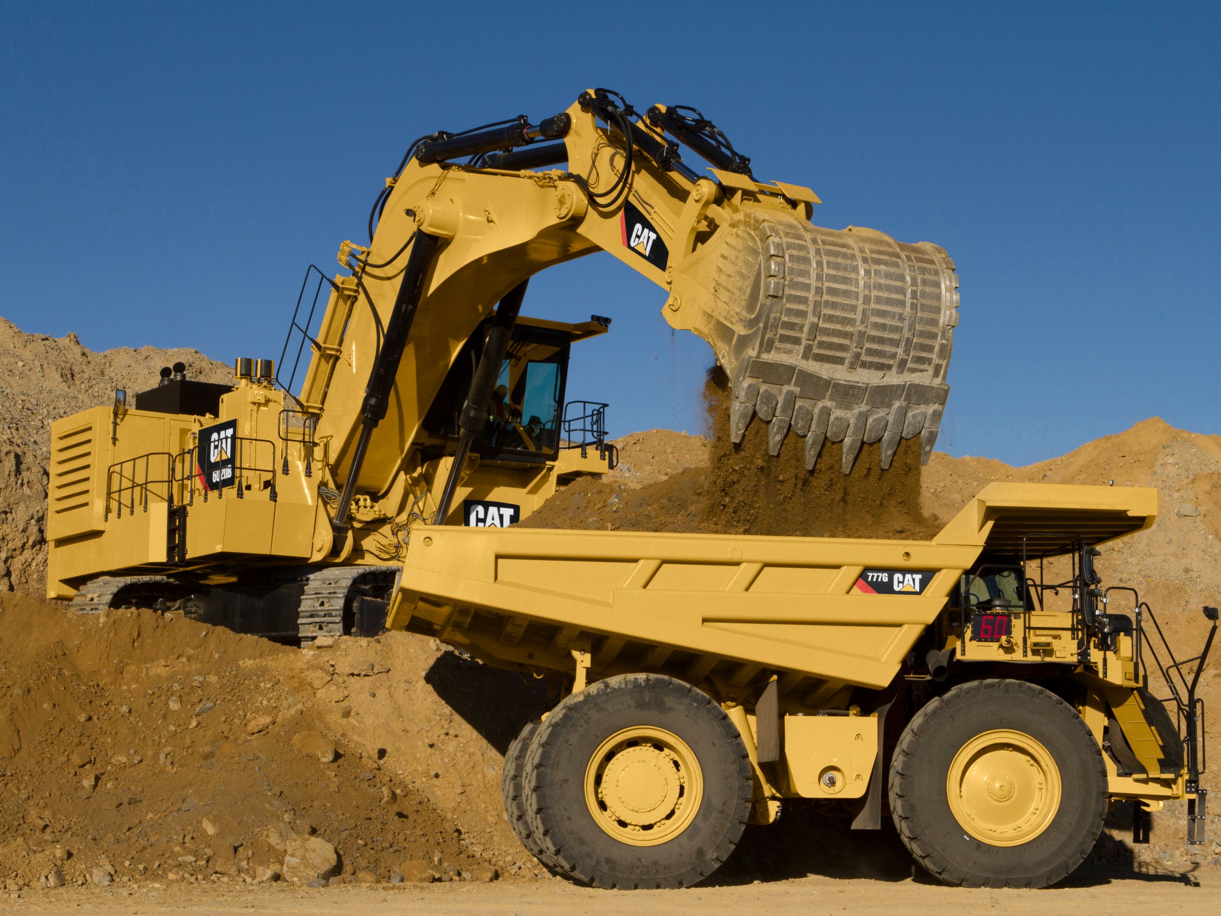 6020B Hydraulic Mining Shovels | Cat | Caterpillar