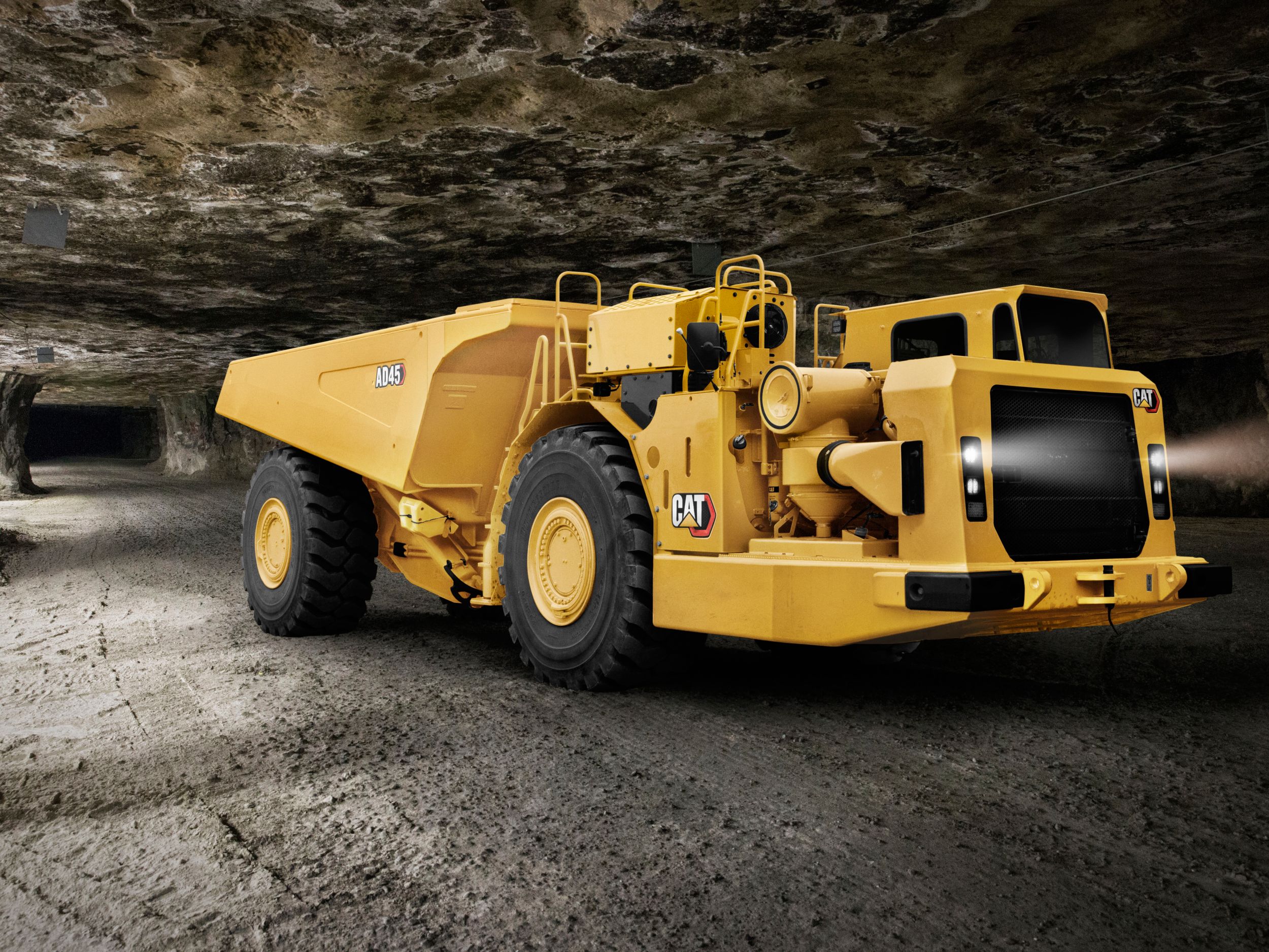 AD45 Knikgestuurde truck voor ondergrondse mijnbouw