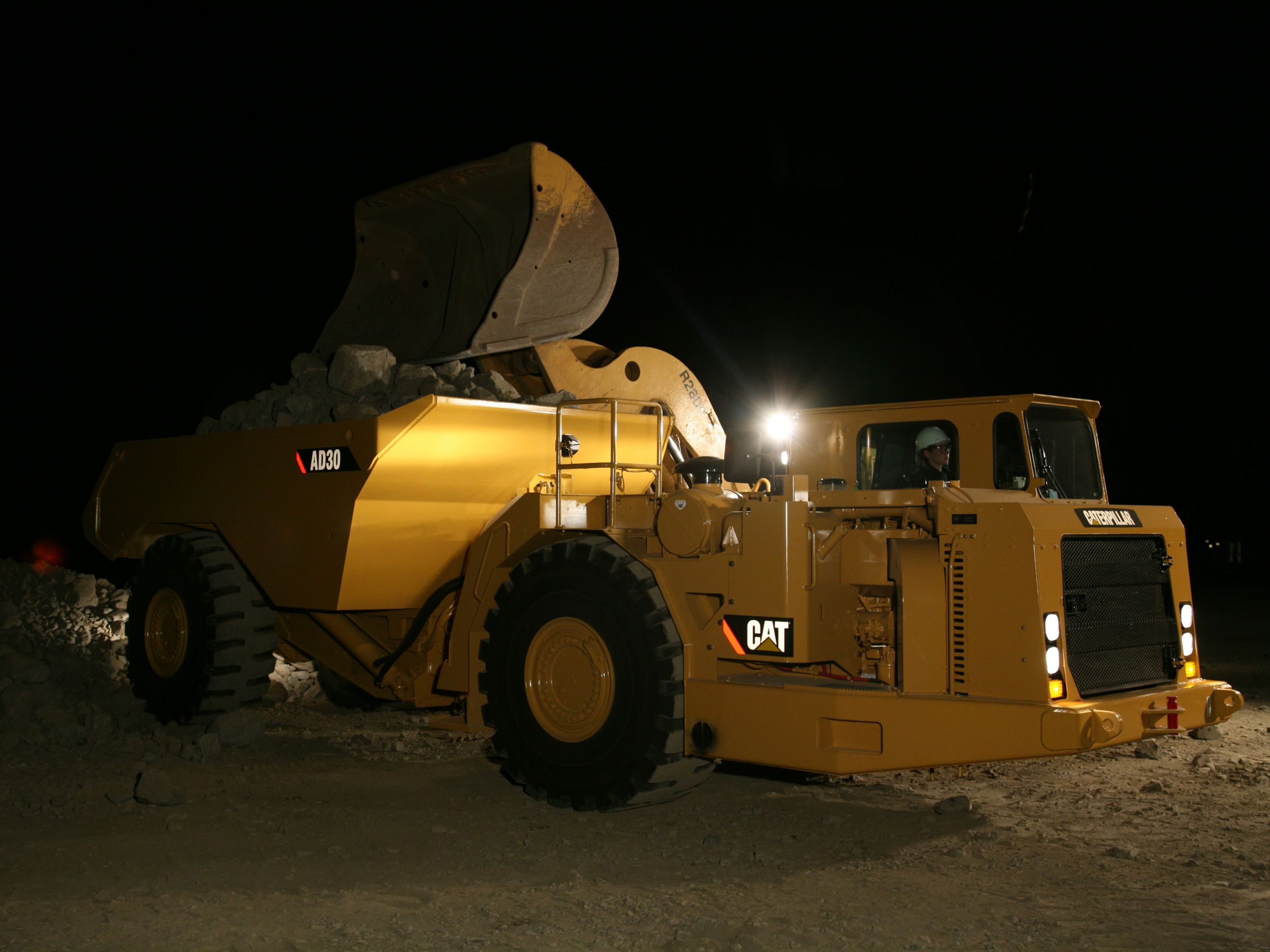 Truck voor ondergrondse mijnbouw AD30