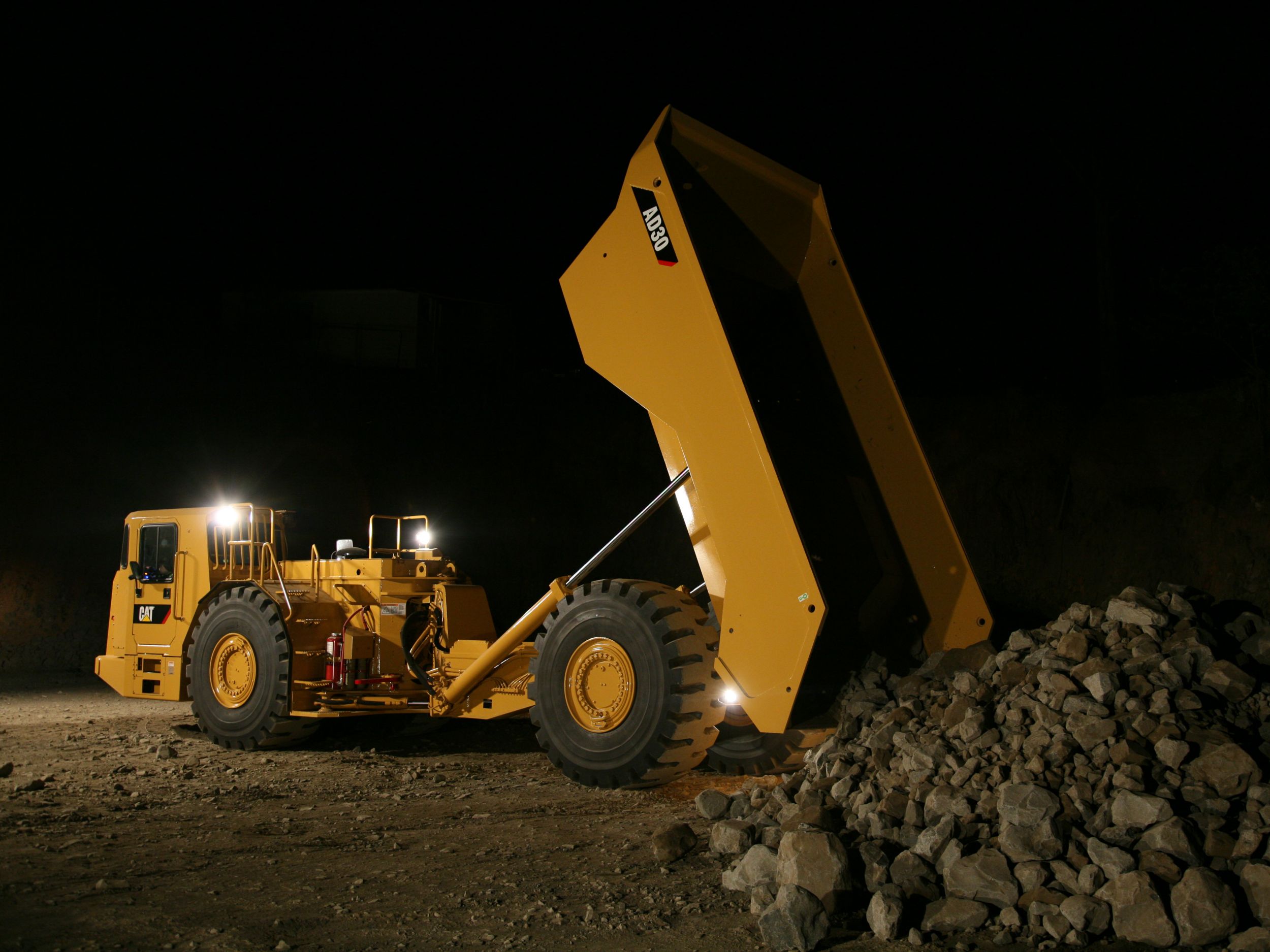 Truck voor ondergrondse mijnbouw AD30