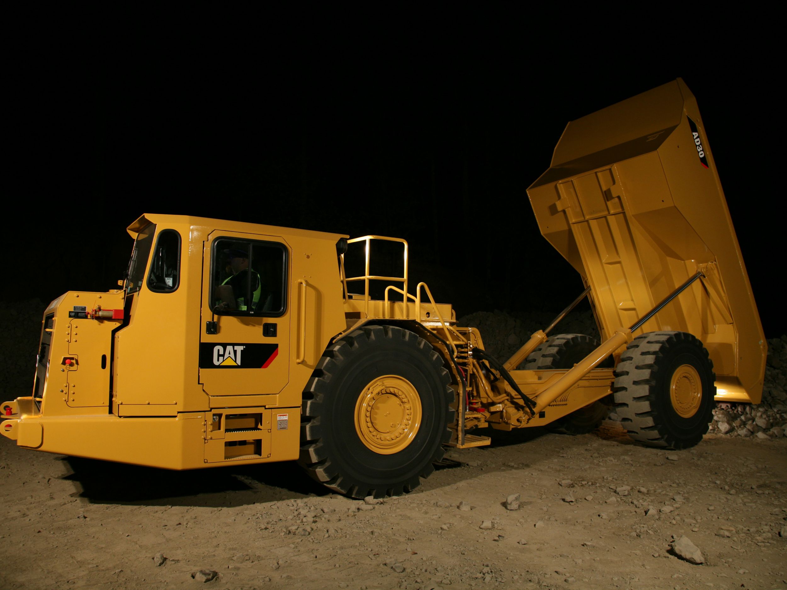 Truck voor ondergrondse mijnbouw AD30