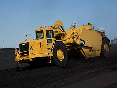 Caterpillar 657g скрепер