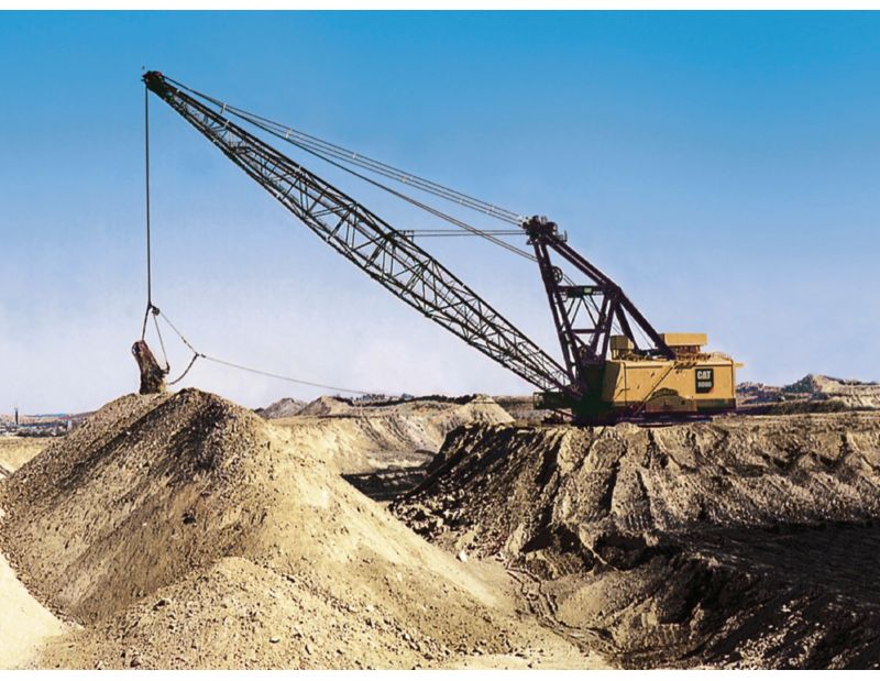 8000 Dragline Range
