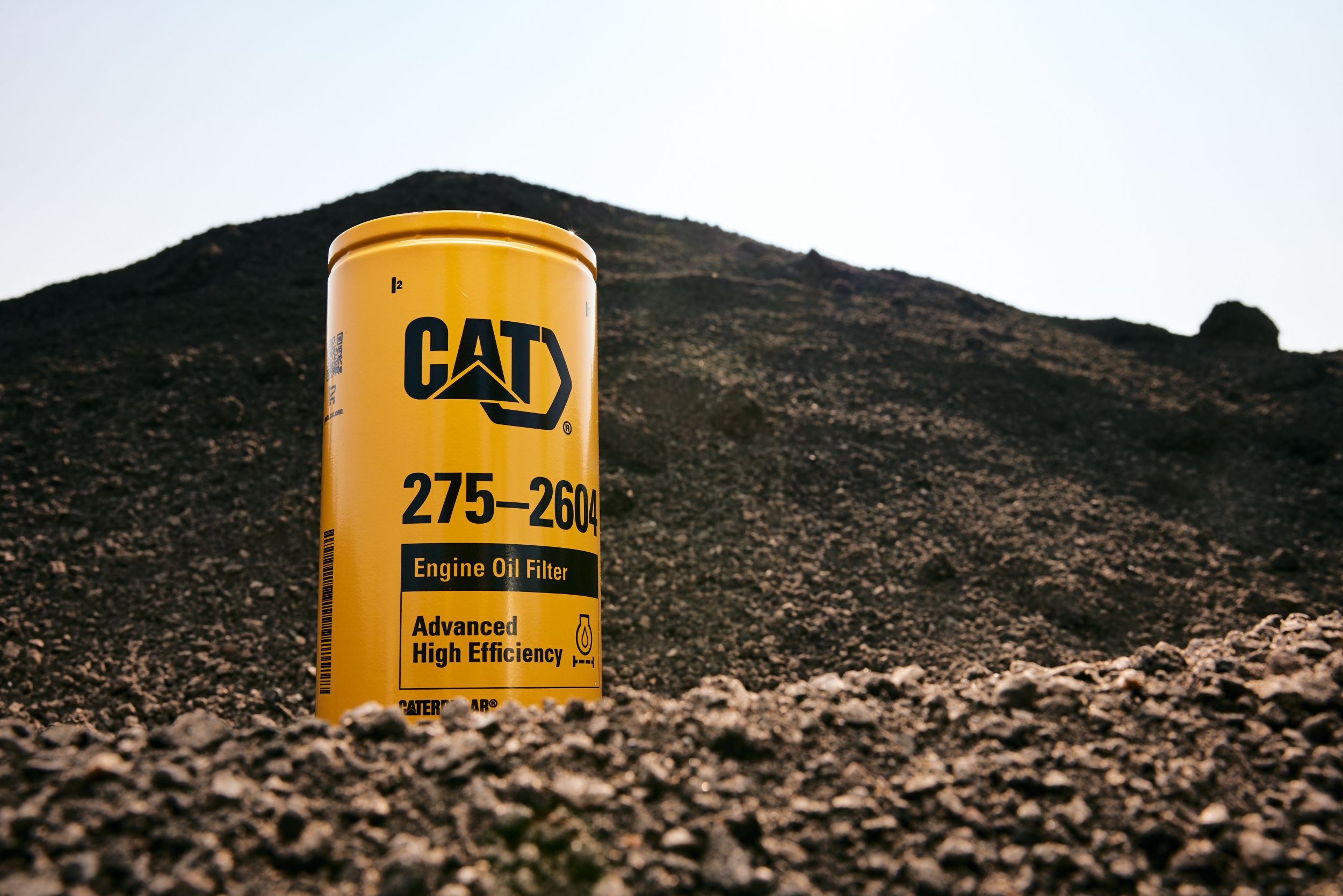 Engine Oil Filter on Ground