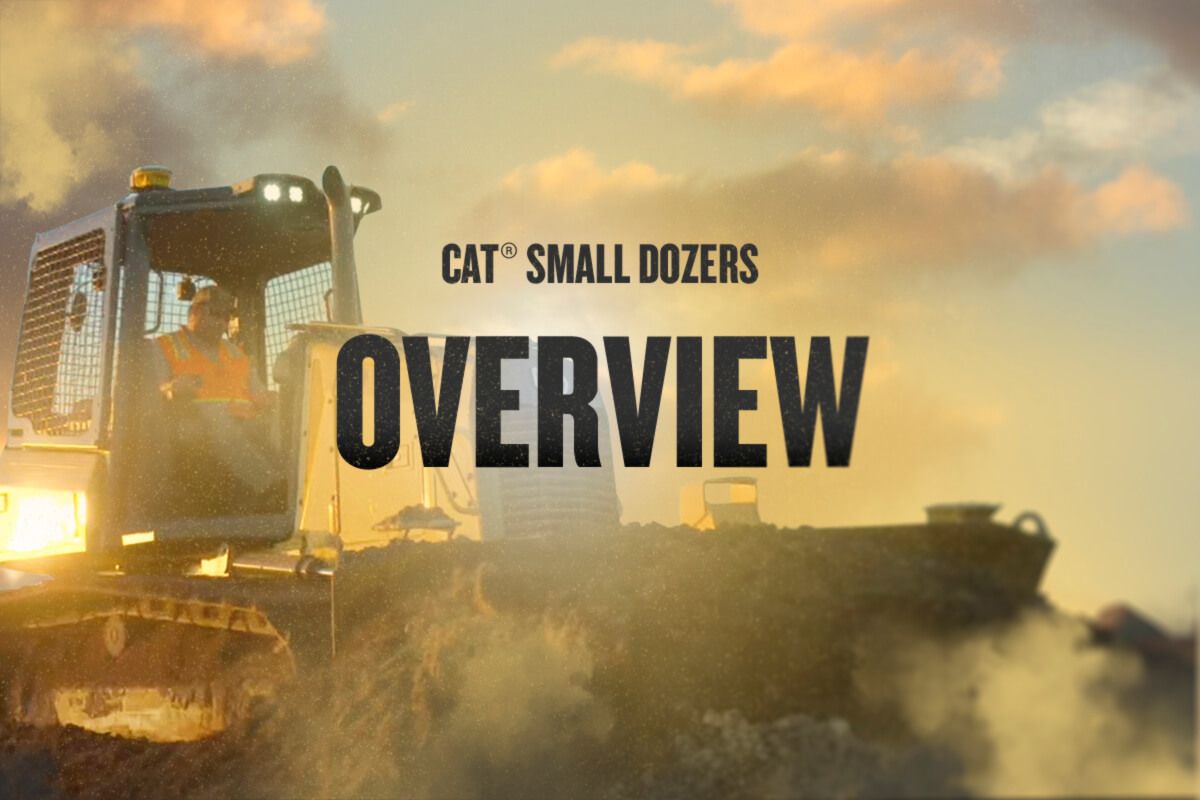Overview of the Next Generation Cat D1, D2, D3 and D4 Small Dozers  
