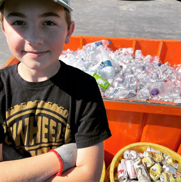 Taking recycling activities for kids to the next level