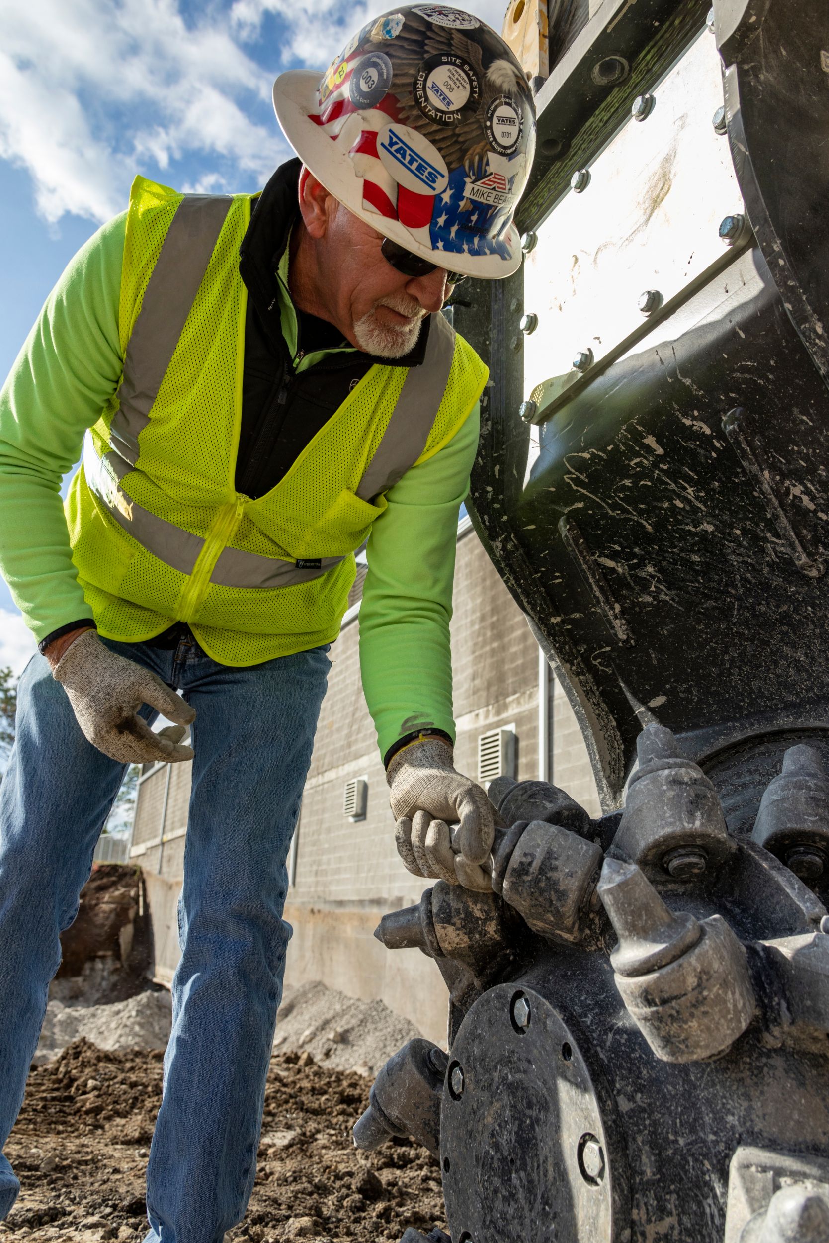 Inspektera roterande skärtänder