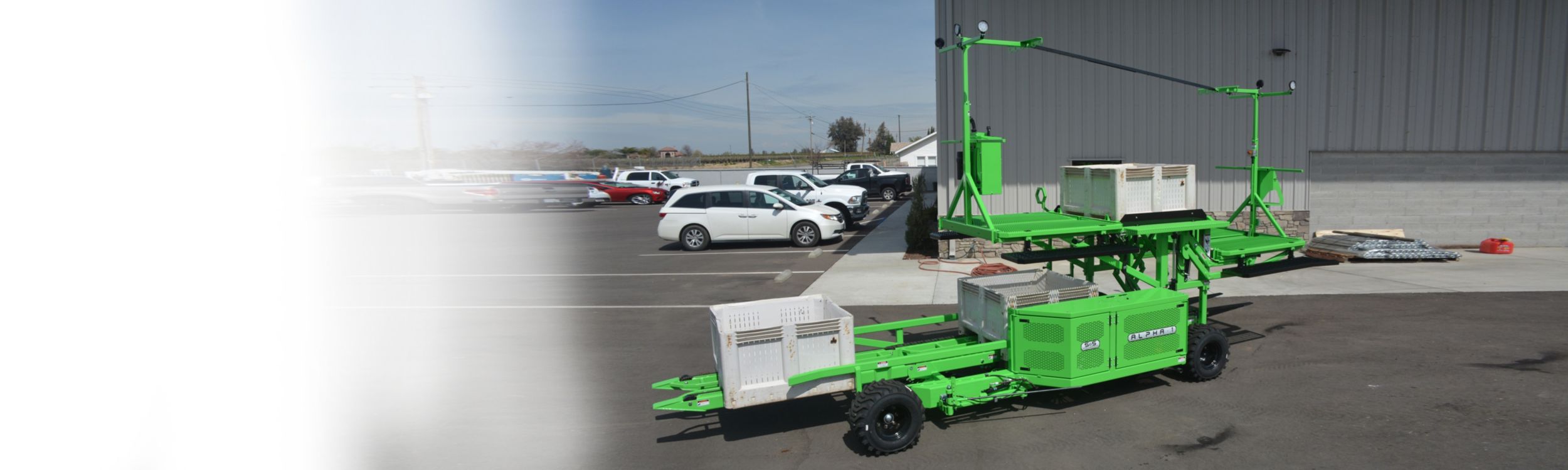 S&S Alpha-1 Platform Harvesters 