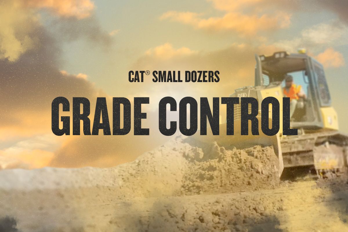 Grade Control on the Next Generation Cat® D1, D2 and D3 Small Dozers