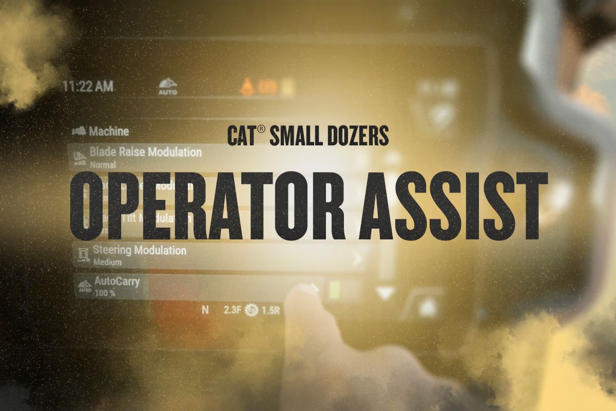 Cat® Small Dozers Operator Assist Features