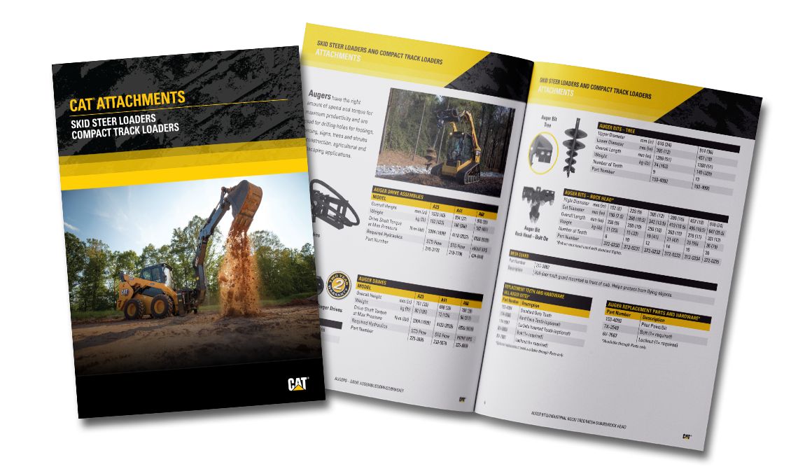 Skid Steer and Compact Track Loader Attachments Brochure