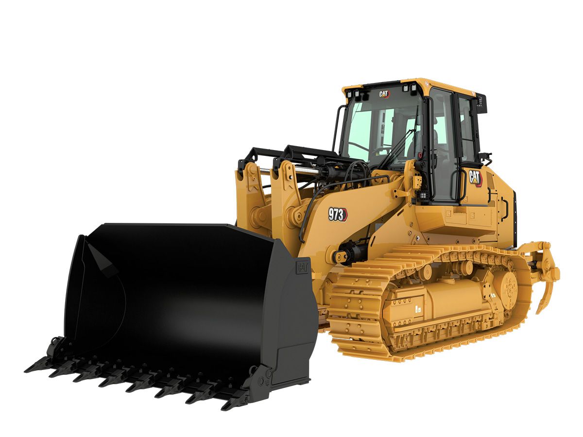 Cat 973 Track Loader has the weight and horsepower to get the job done