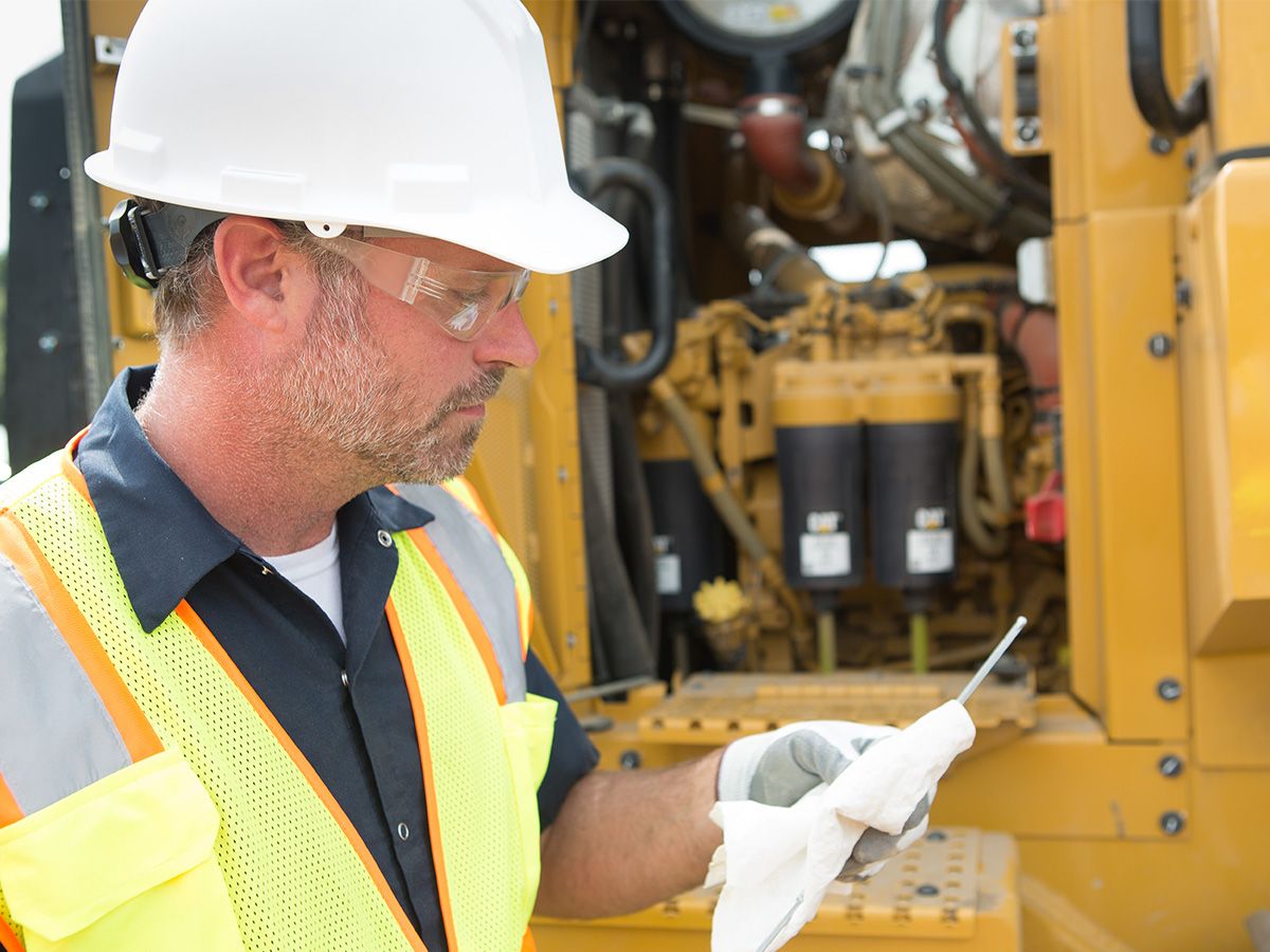 Cat track loaders are easy to service so you spend more time on the job