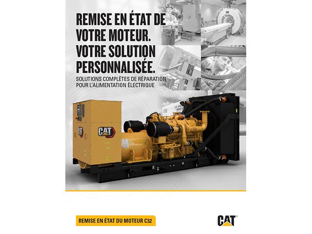 Solutions de réparation en kit – Révision de moteur C32