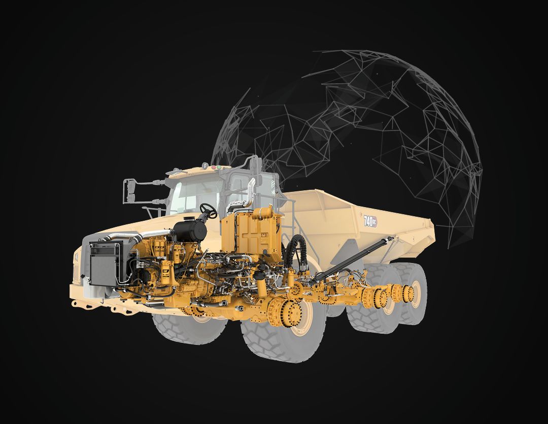 740 articulated truck