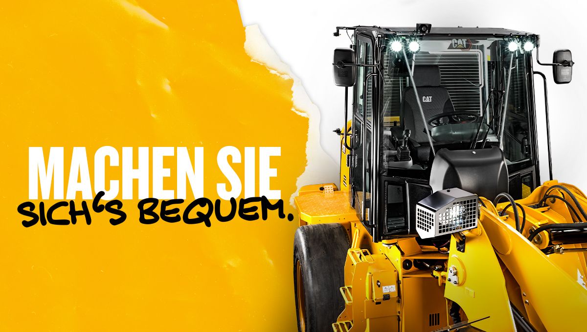 Erfahren Sie alles über die Funktionen und Innovationen, die den Komfort zur Priorität in Cat Radladern machen