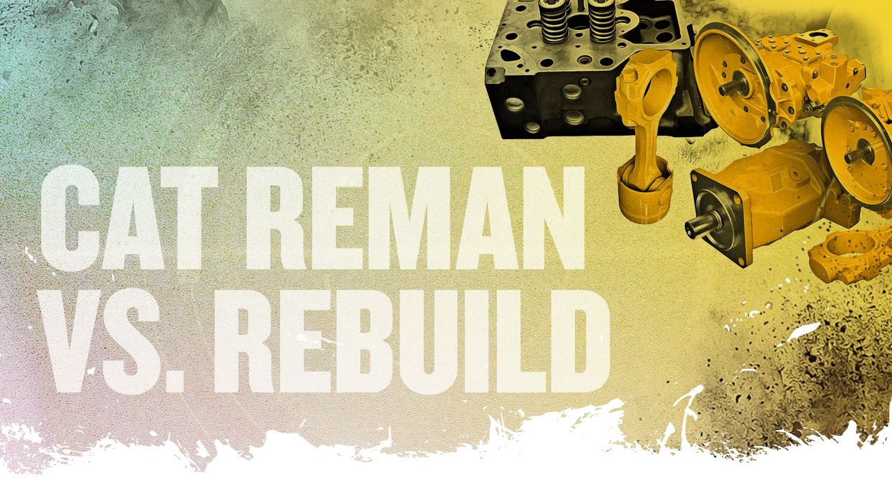 Remanufacturing vs. Rebuilds Overview | Myth Buster Minutes | Cat® Reman video
