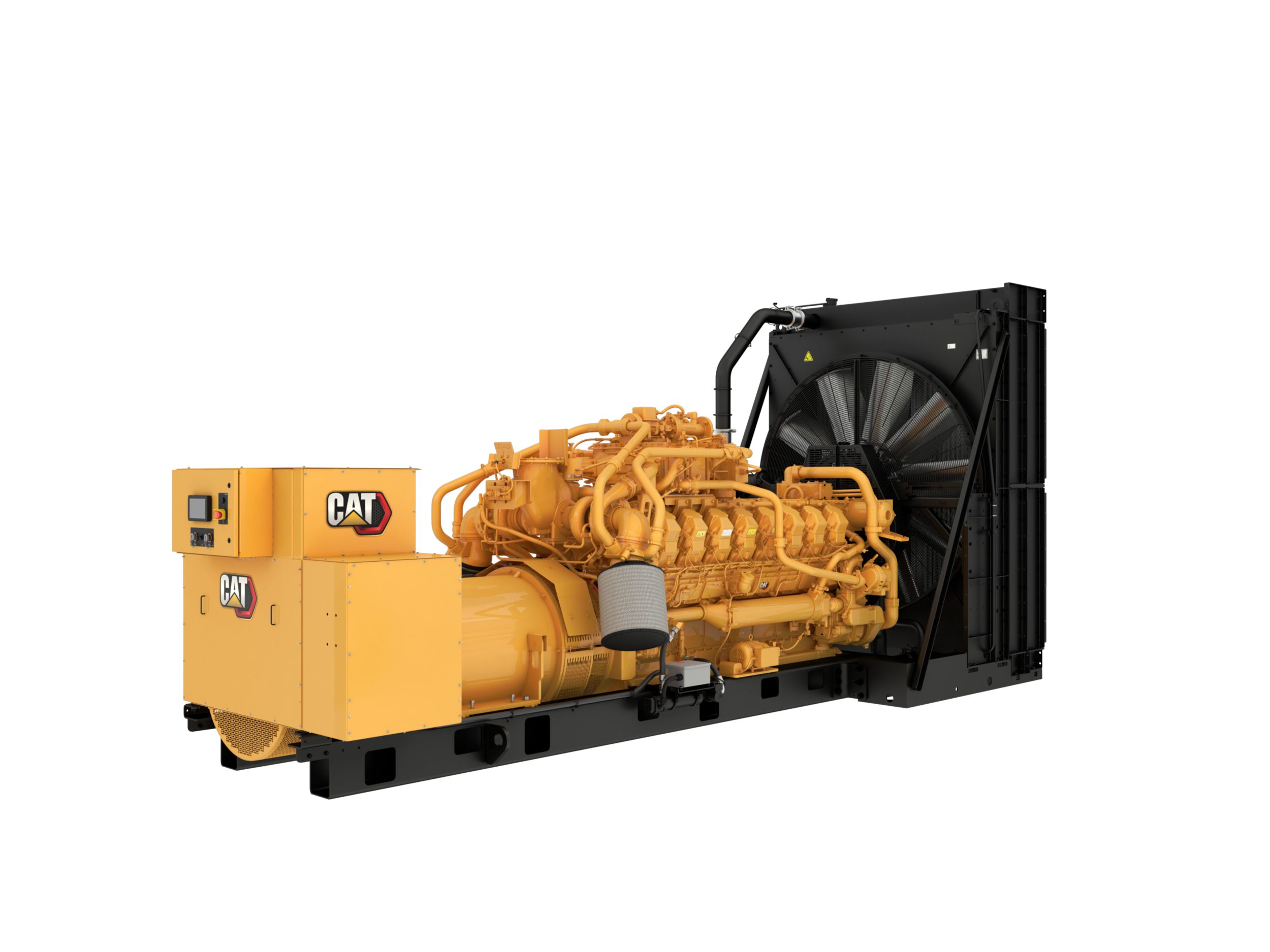 G3516 Gas Generator Set Rear Right View