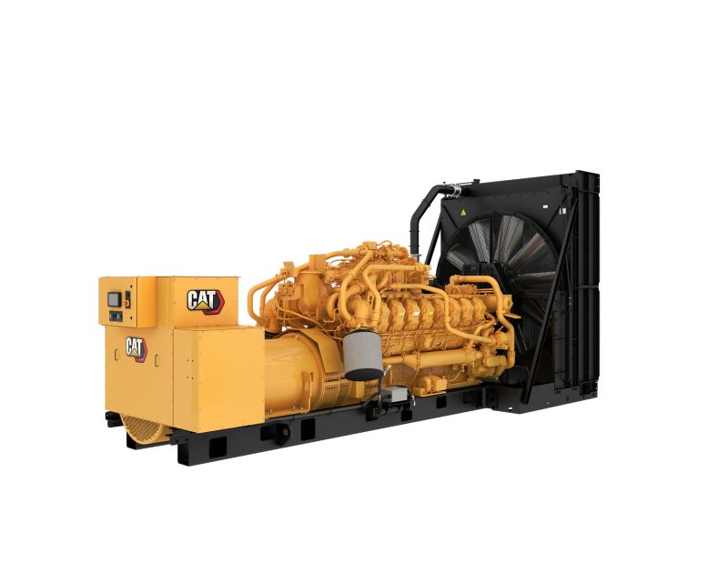 G3516 Gas Generator Set Rear Right View