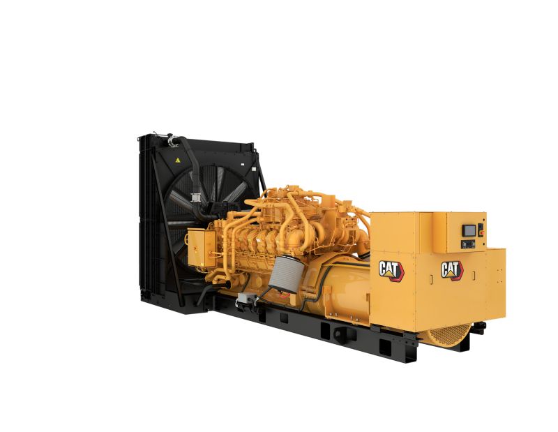 G3516 Gas Generator Set RearLeft View