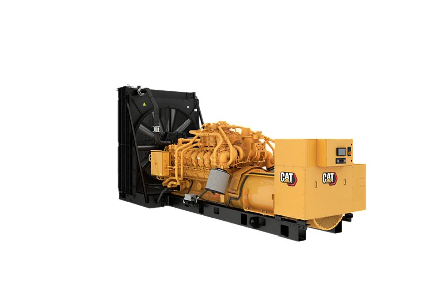 G3516 Gas Generator Set RearLeft View