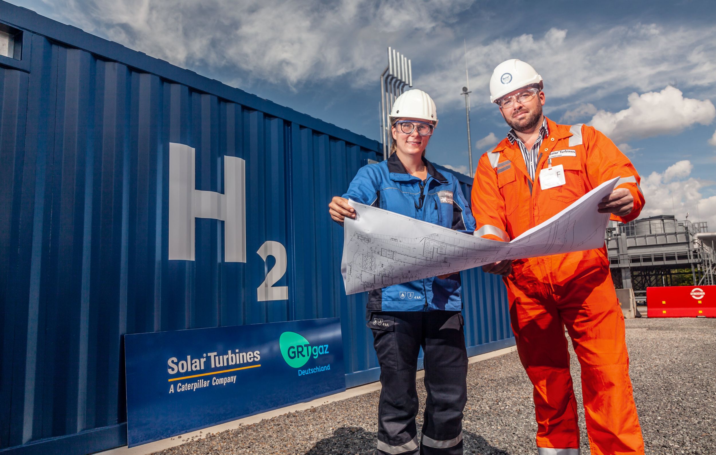 GRTgaz Deutschland、OGE 和 Solar Turbines