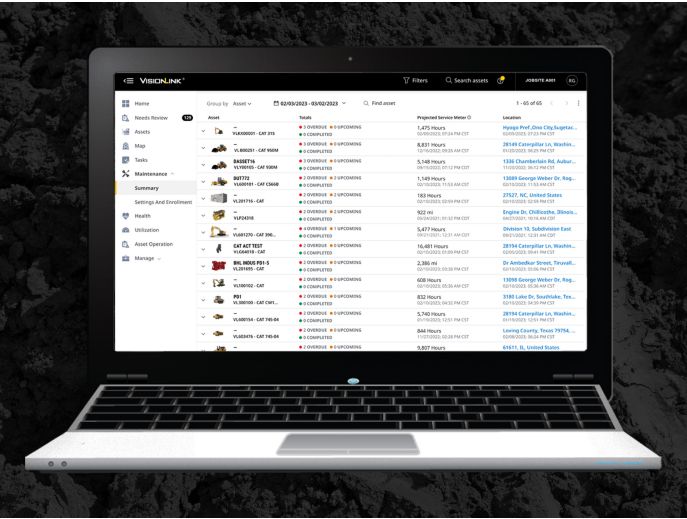 VisionLink® - Streamline Fleet Maintenance