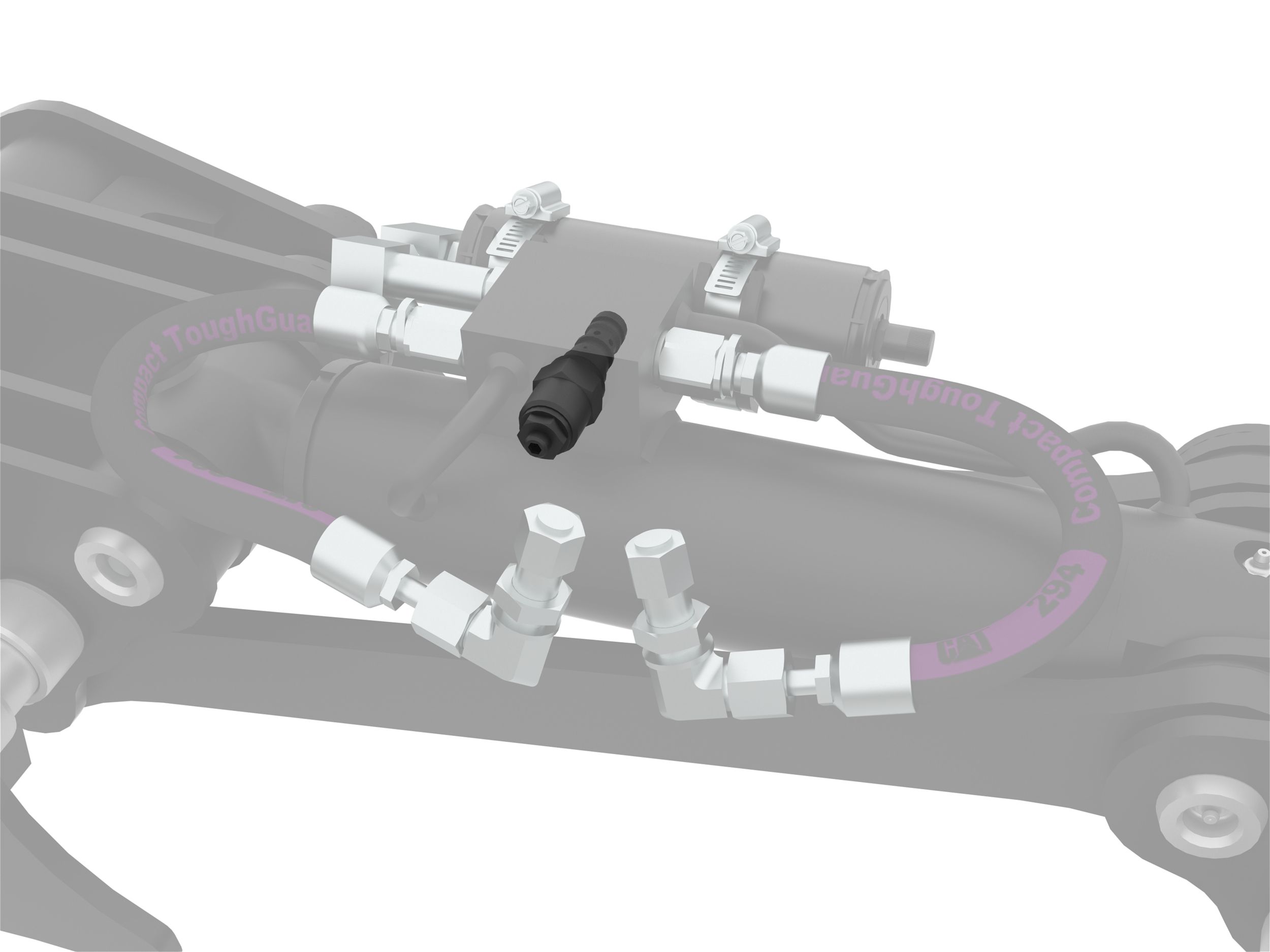 Válvula de retención de carga del cilindro integrada