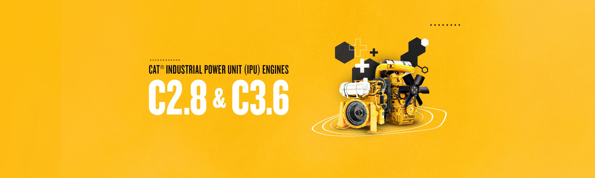 See the industry-leading Cat® Industrial Diesel Power Units (IPUs) C2.8 + C3.6 Engines.