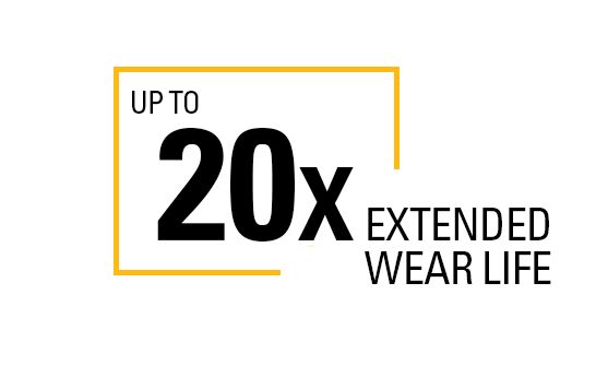 Up to 20X Extended Wear life