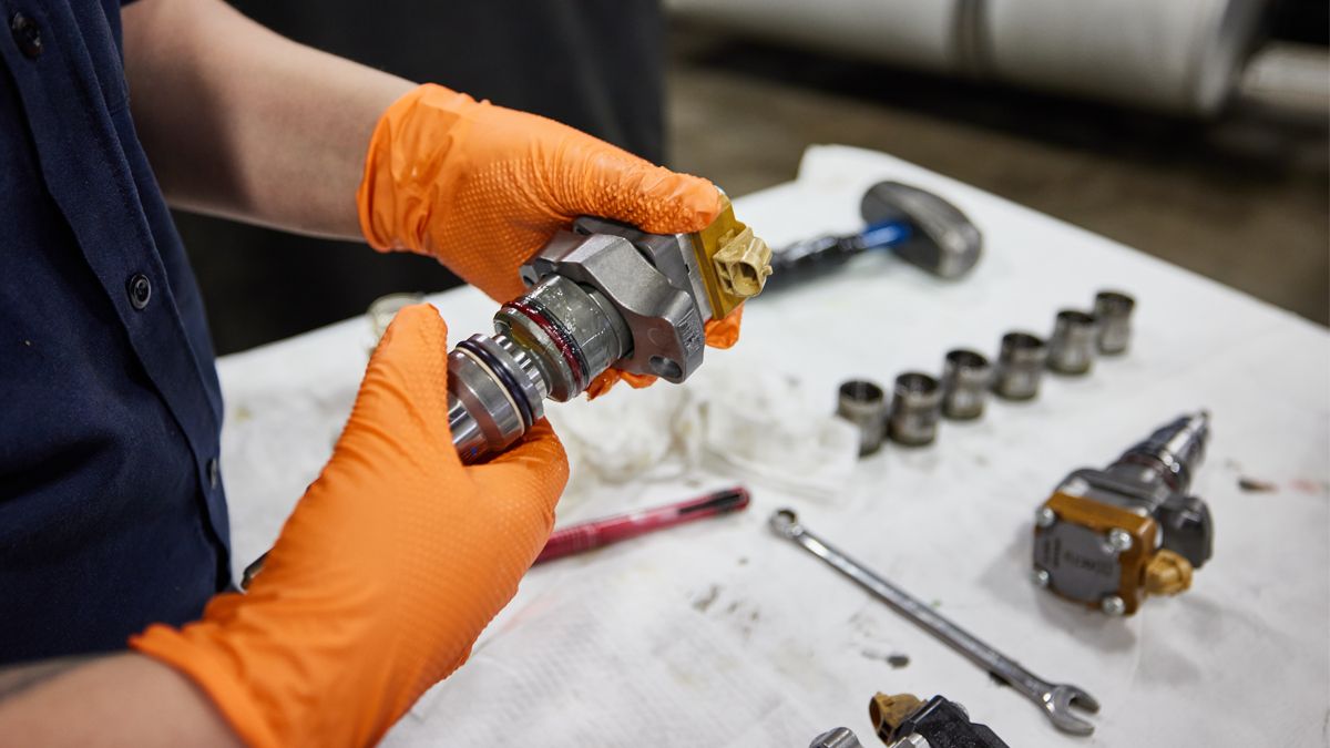 An Inside Look at Cat® Reman Fuel Injectors | Cat | Caterpillar